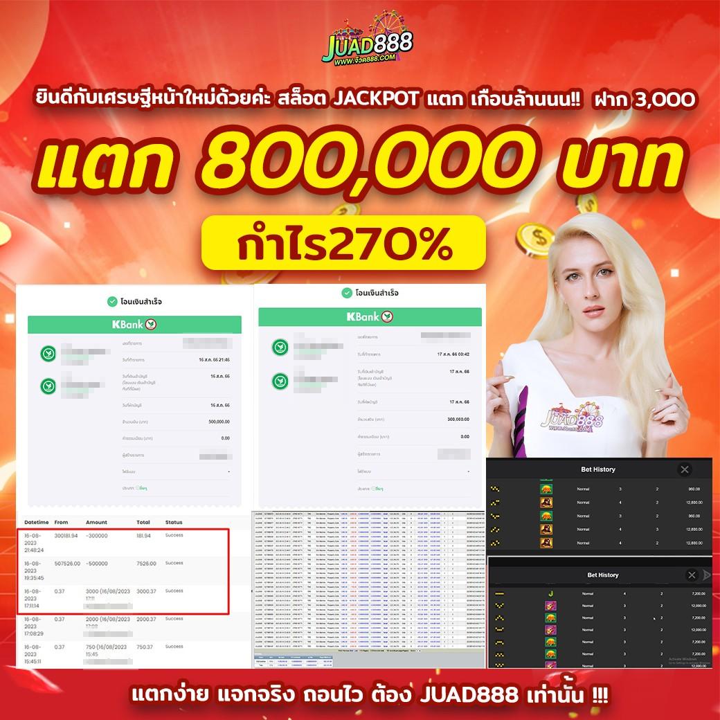 สล็อต เว็บ ตรง 1688 ค่ายเกมดังยอดนิยมนำเทรนด์ไทยมั่นใจทำกำไรง่าย