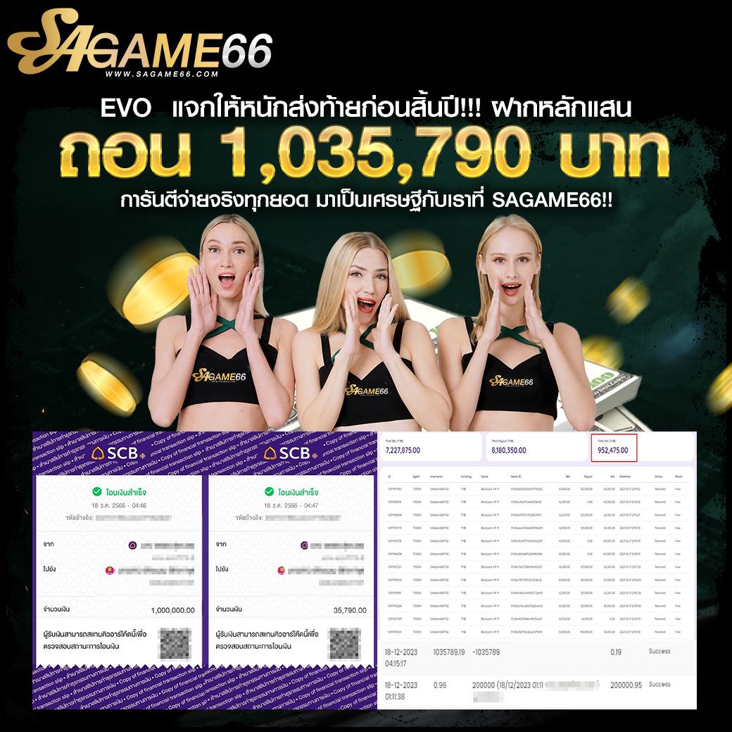 เล่นสล็อตเมก้ากับแบรนด์ส่งตรงจากคาสิโนชั้นนำในไทยฟรีโบนัส 100%